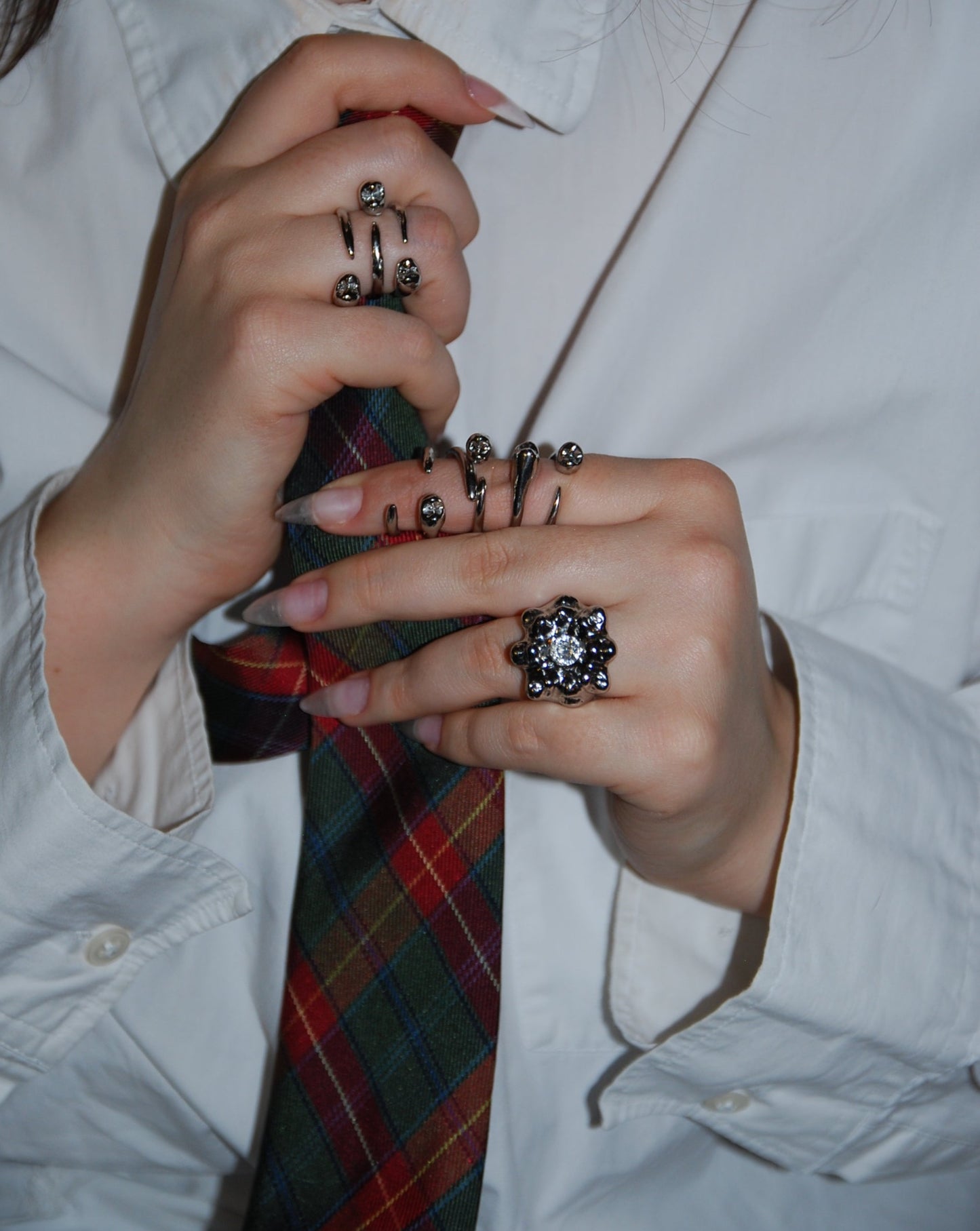 Bague trio dentine